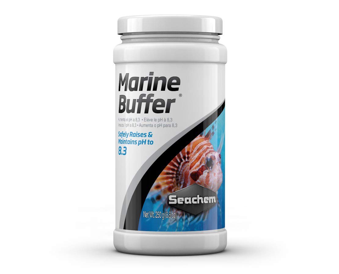 Seachem Estabilizador Marino 250 g, botella vertiendo; estabilización para arrecifes