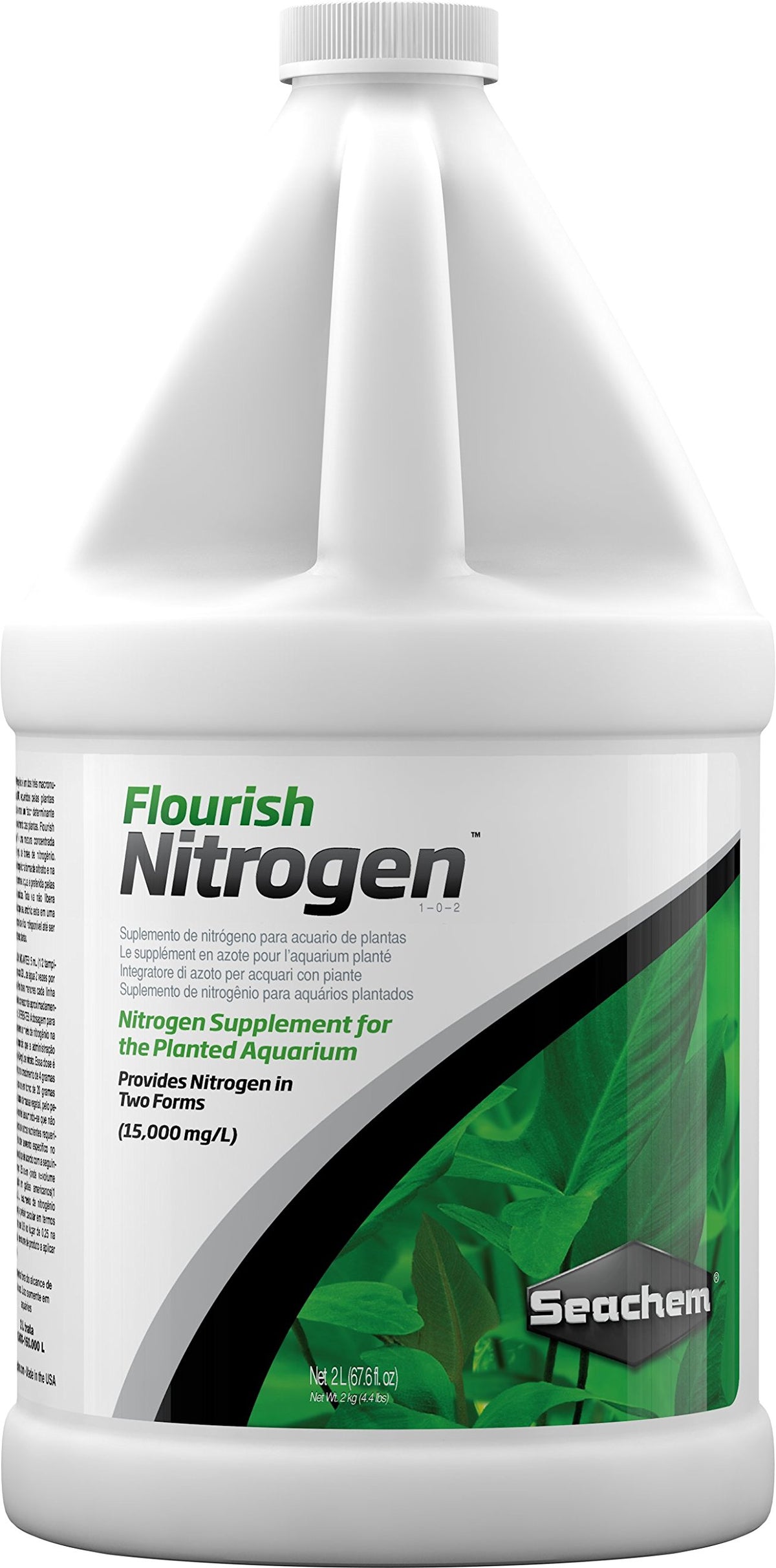 Seachem Flourish Nitrogen, botella concentrada para crecimiento de plantas acuáticas