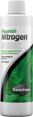 Seachem Flourish Nitrogen, botella-vertido, favorece crecimiento de plantas acuáticas.