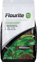 Seachem Flourite grava porosa natural para acuarios plantados, sustrato estable.