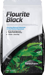 Seachem Flourite Black gravilla de arcilla negra para acuarios plantados, sustrato estable.