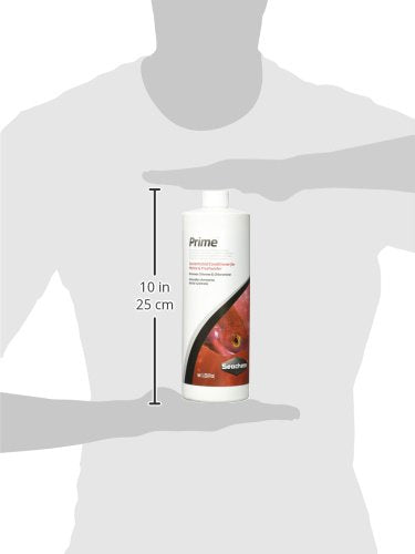 Seachem Prime guía de dosis para 200 litros