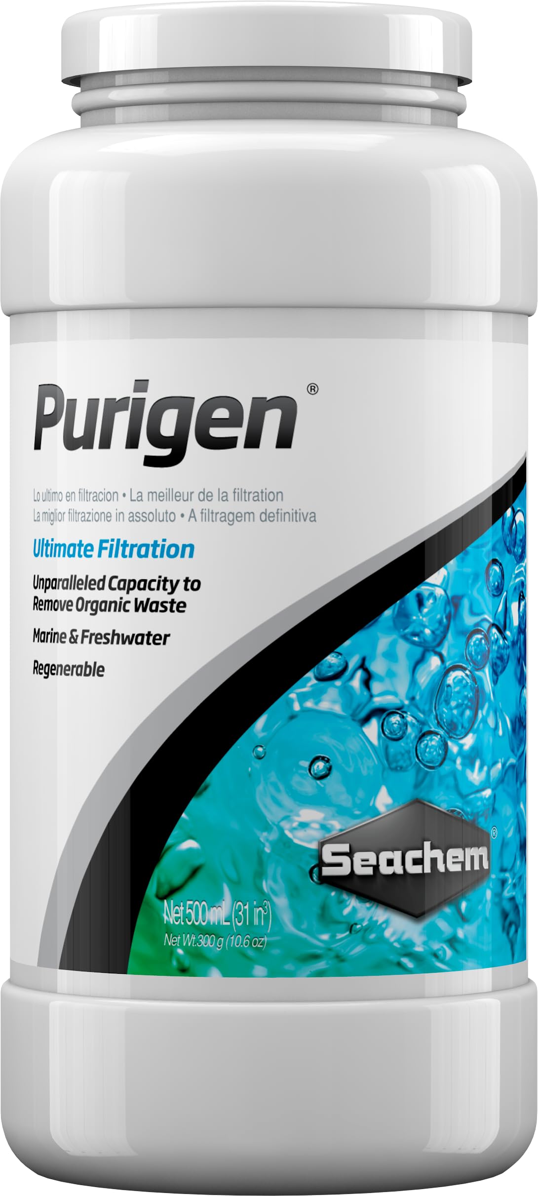 Purigen de Seachem en acción: resina de filtración mejora claridad del agua para acuarios