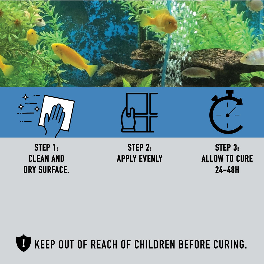 Seal Fix silicona para superficies no porosas como vidrio y metal, adhesión duradera