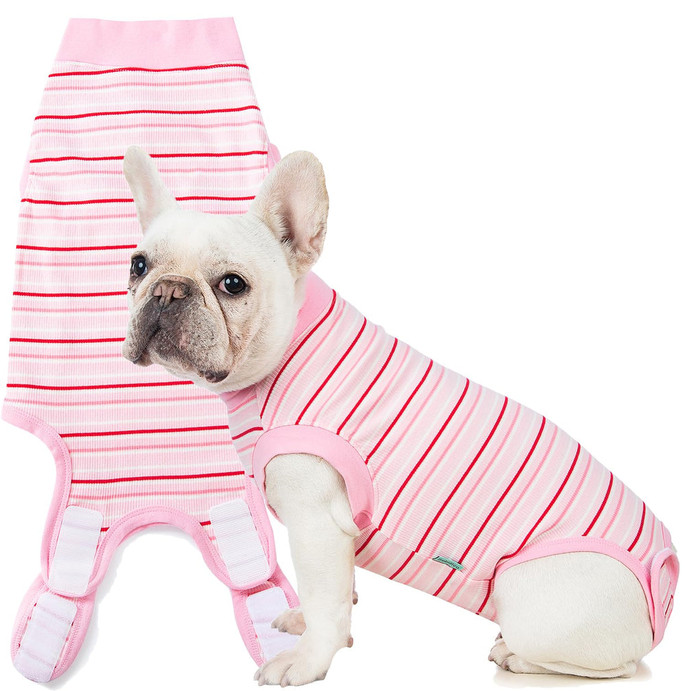 Sebidtco traje de recuperación para perros, vista frontal, protege suturas y ofrece comodidad posquirúrgica