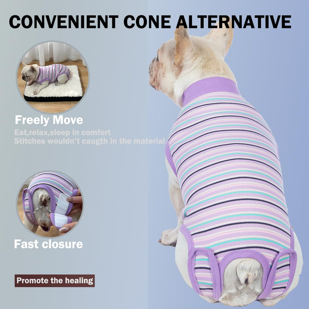 Sebidtco traje recuperación para perros pullover fácil de poner y quitar