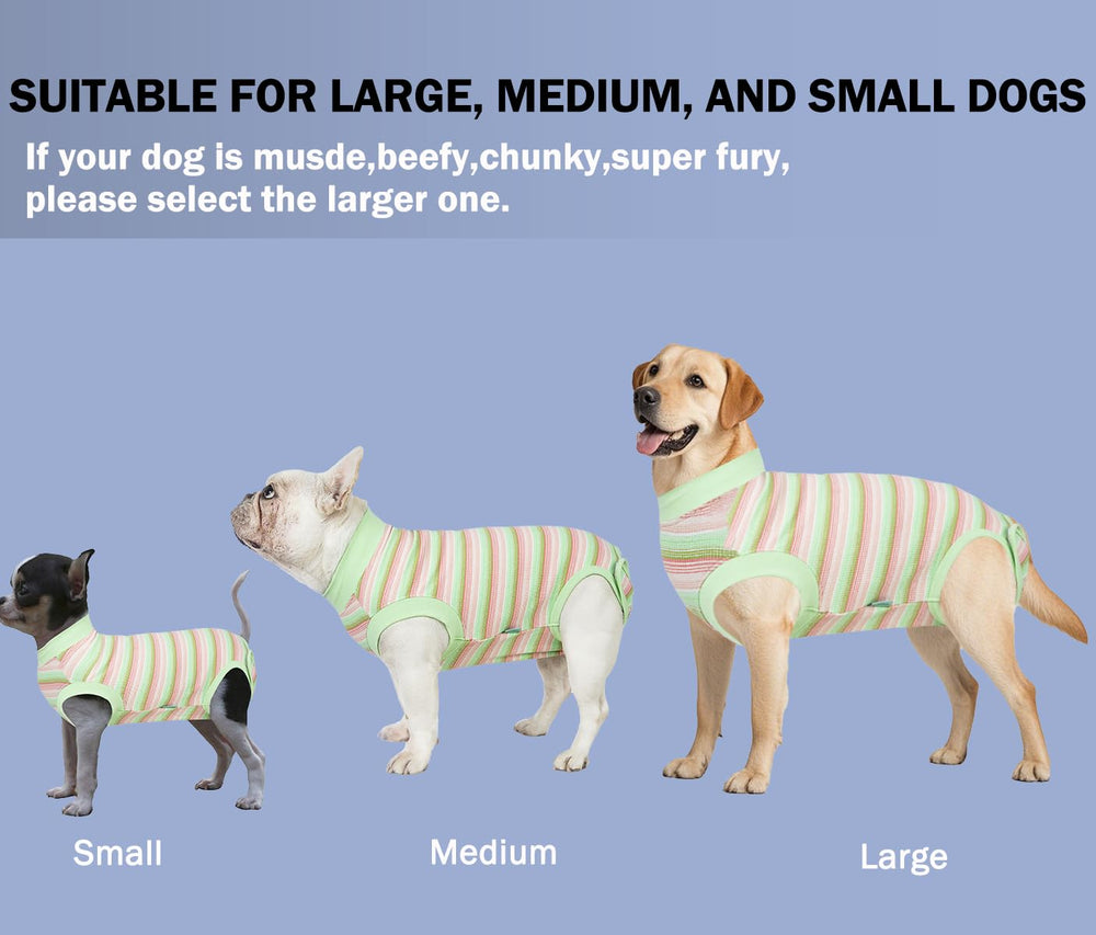 Sebidtco traje de recuperación para perros, tejido suave, ideal para tranquilidad diaria.