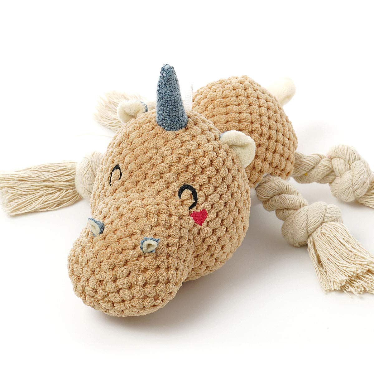 Sedioso hipopótamo peluche marrón, ideal para juego suave y abrazos.