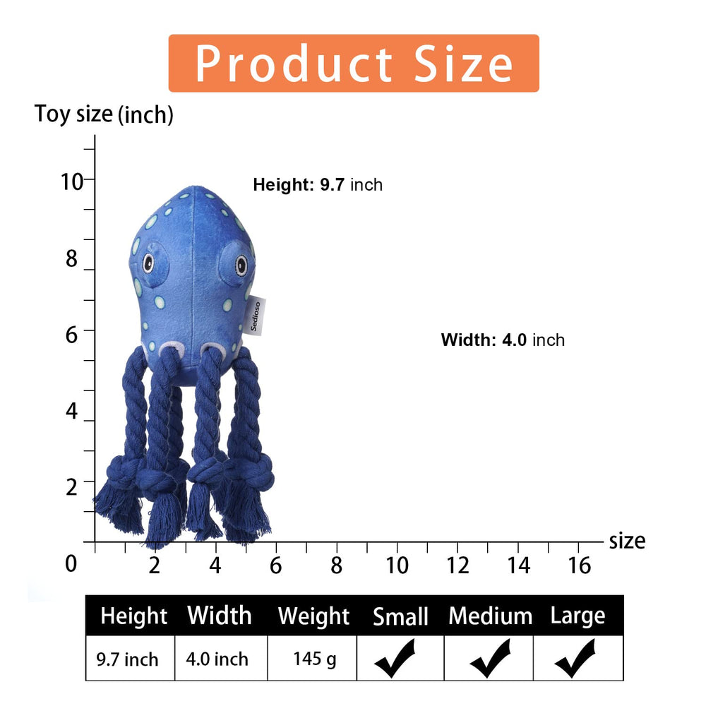 Sedioso pulpo peluche ligero, ideal para lanzar y recoger.