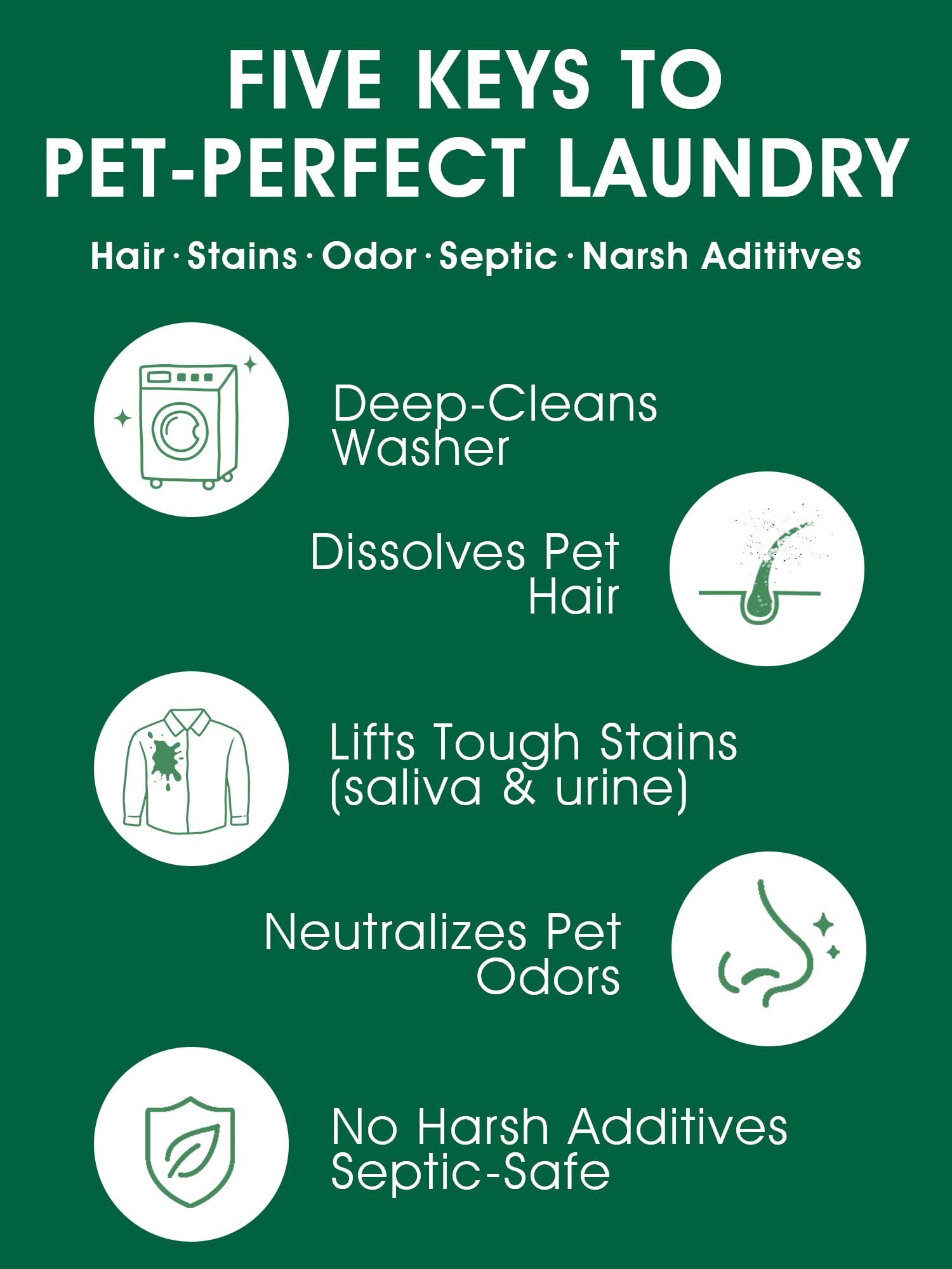 Seedshub Pet Hair Remover polvo para dosificación rápida, evita residuos
