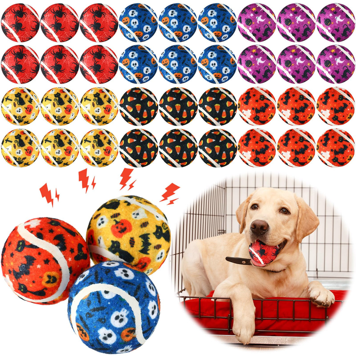 Seenelling bolas tenis con chirrido, ideal para juegos de búsqueda y diversión interactiva.