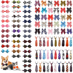 Segarty set de corbatines para perro, pack de 100, variedad para combinar en eventos.