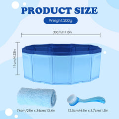 Selacca piscina para dragon barbudo, área amplia para jugar en agua.
