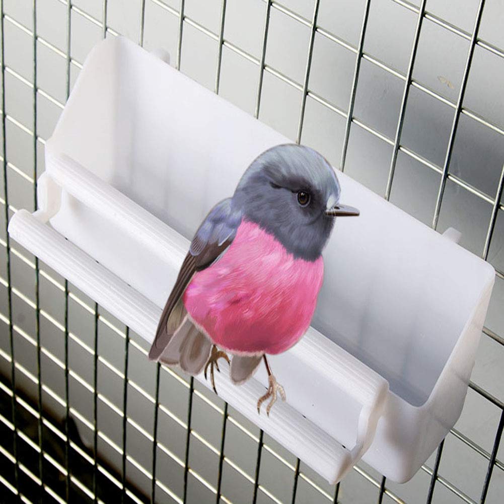Seneme dosificador de alimento para aves, uso diario en jaula