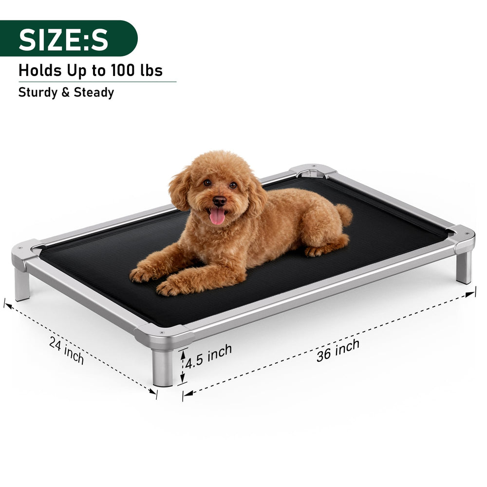 Sennenny cama para perros ofrece confort todo el año gracias a tela respirable.