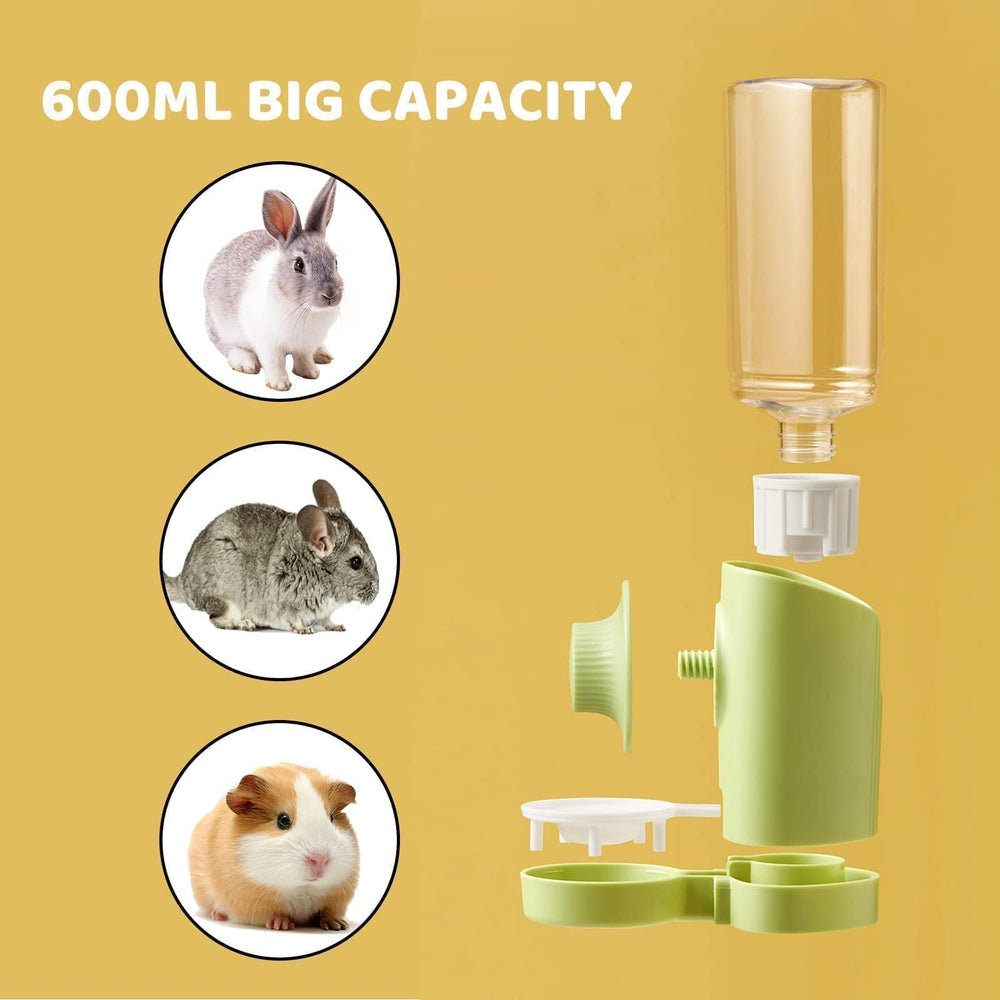 Bouteille d'eau Septillar pour écureuil 600ml, accès hydrique pratique.