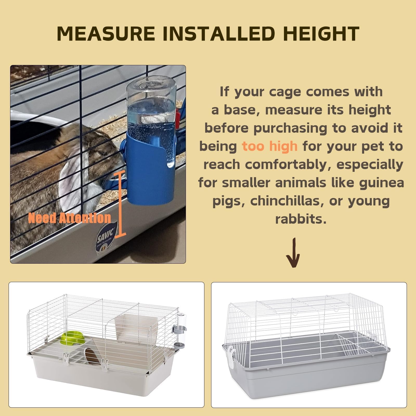 Septillar installation facile cage rose, pas d'outils lourds nécessaires.