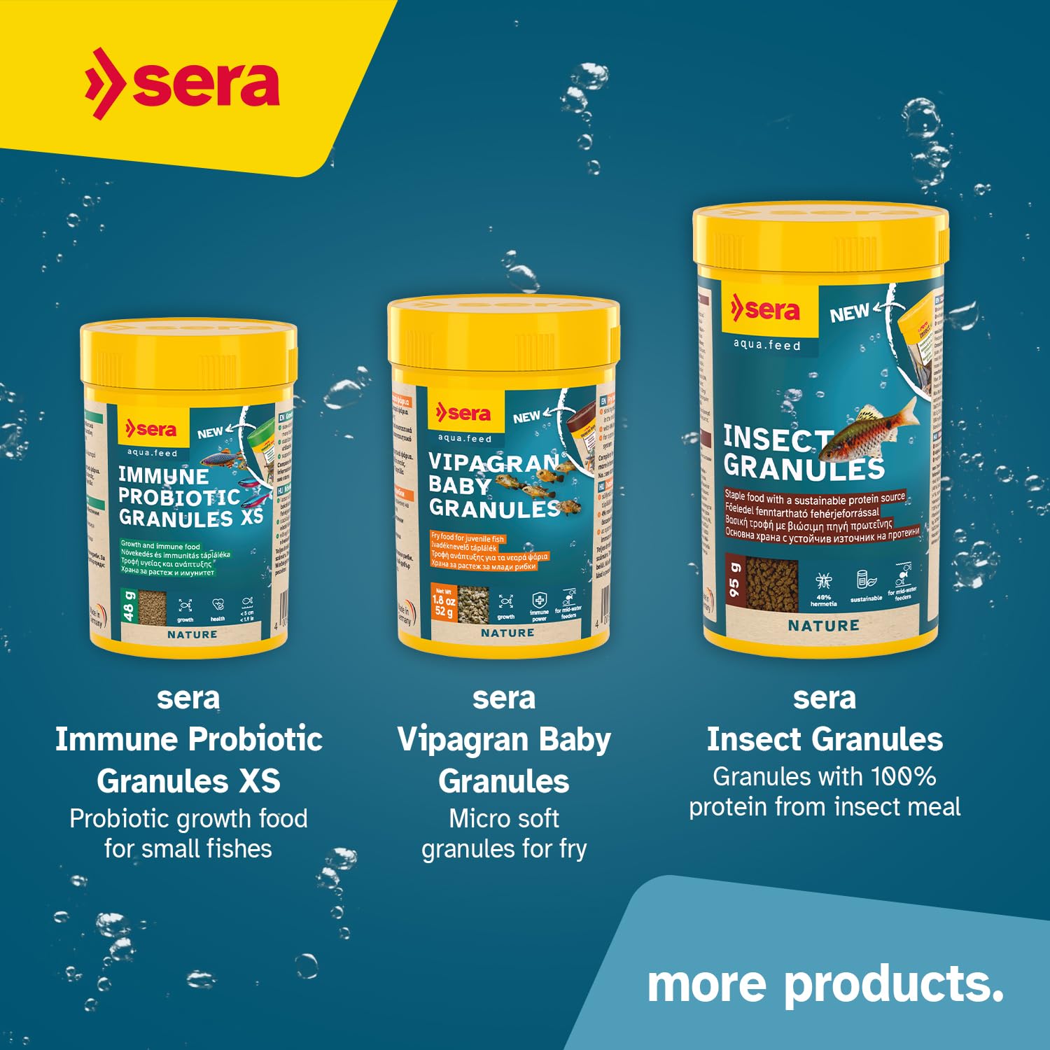 Sera Micron presentación de 50 ml para acuarios de cría.