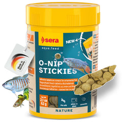 Sera O-Nip Stickies: comprimidos adhesivos se adhieren al vidrio para observar peces mientras comen