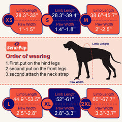 SeranPup L botas impermeables para lluvia y nieve
