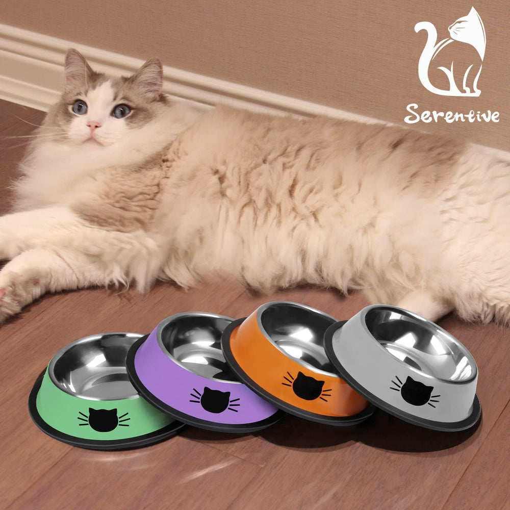 Design coloré Serentive égayant le coin repas des chats.