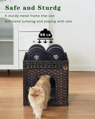 SETVSON cojines-doble-cara-cama-gato cojines reversibles para comodidad diaria