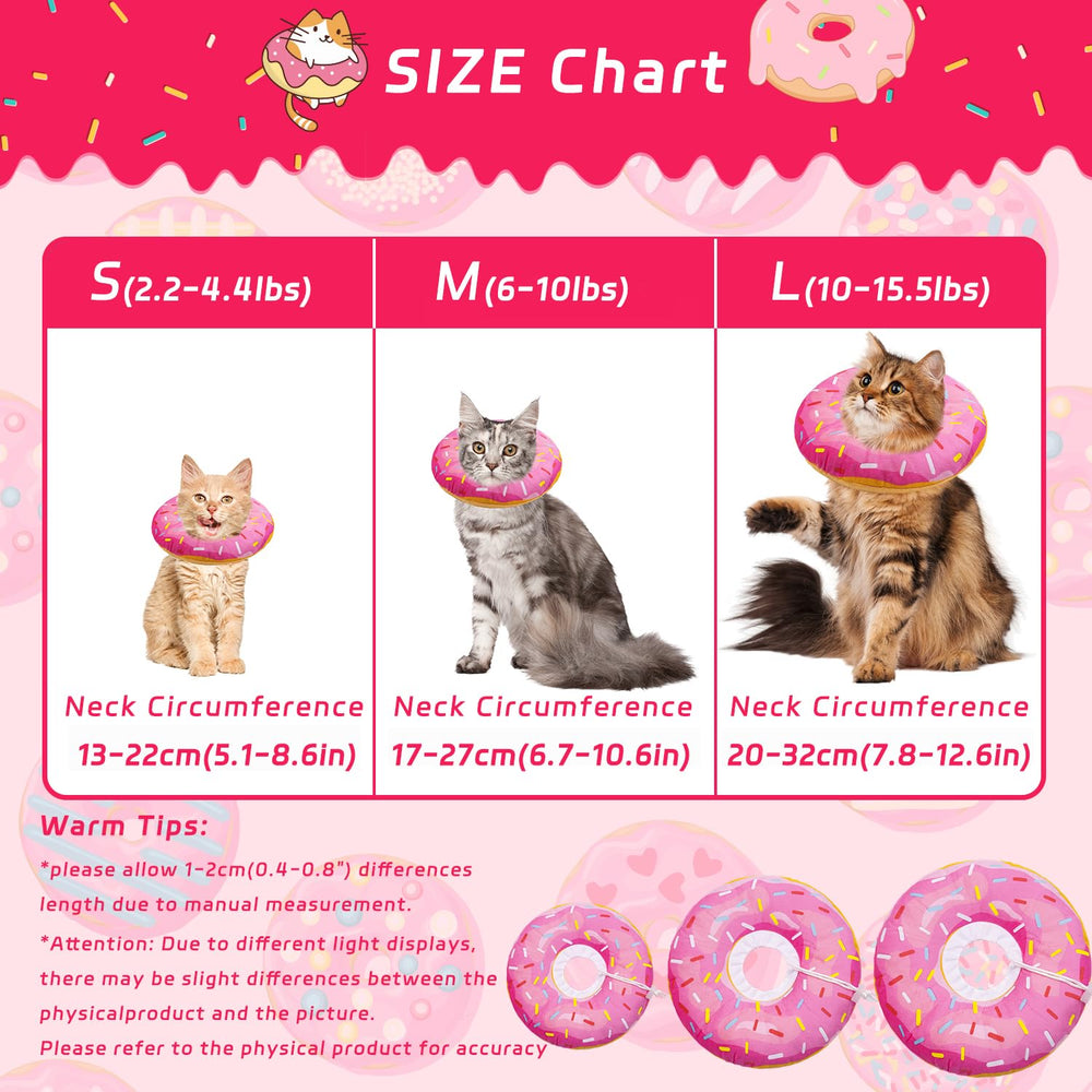 Seyezo collar ajuste elástico mediano, ajuste seguro para gatos activos