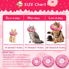 Seyezo collar ajuste elástico mediano, ajuste seguro para gatos activos