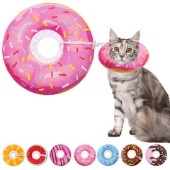 Seyezo collar donut rosa mediano, soporte cómodo para recuperación diaria