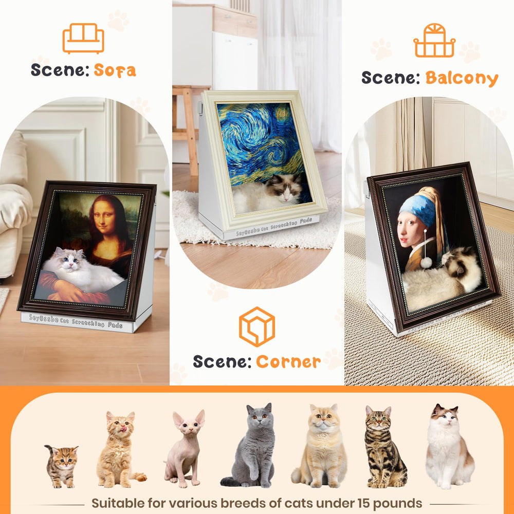 Seyõssbe Mona Lisa Materiales Durables: cartón ecológico y madera seguros.