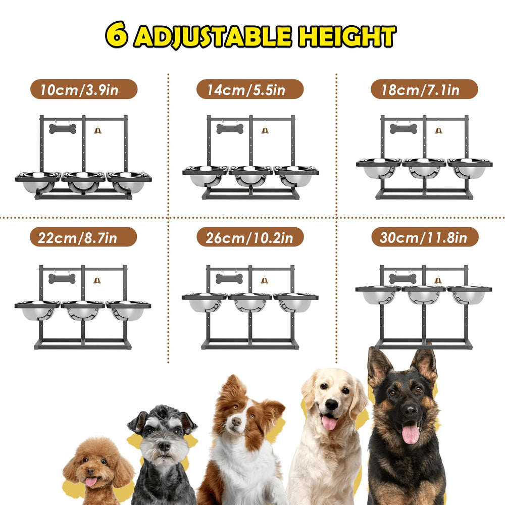 SHAINFUN altura ajustable de 3,9 pulgadas para comer cómodamente