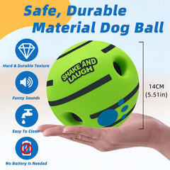 SHAKE AND LAUGH: superficie con agarre para recogerla fácilmente durante el juego.