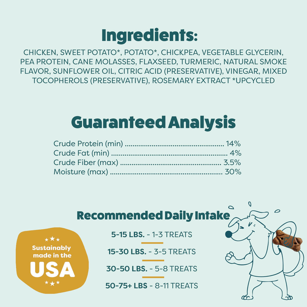 Shameless Pets 8oz bag opened showing grain-free formula and simple ingredients
