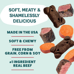 Shameless Pets con batata dulce reciclada para soporte digestivo.
