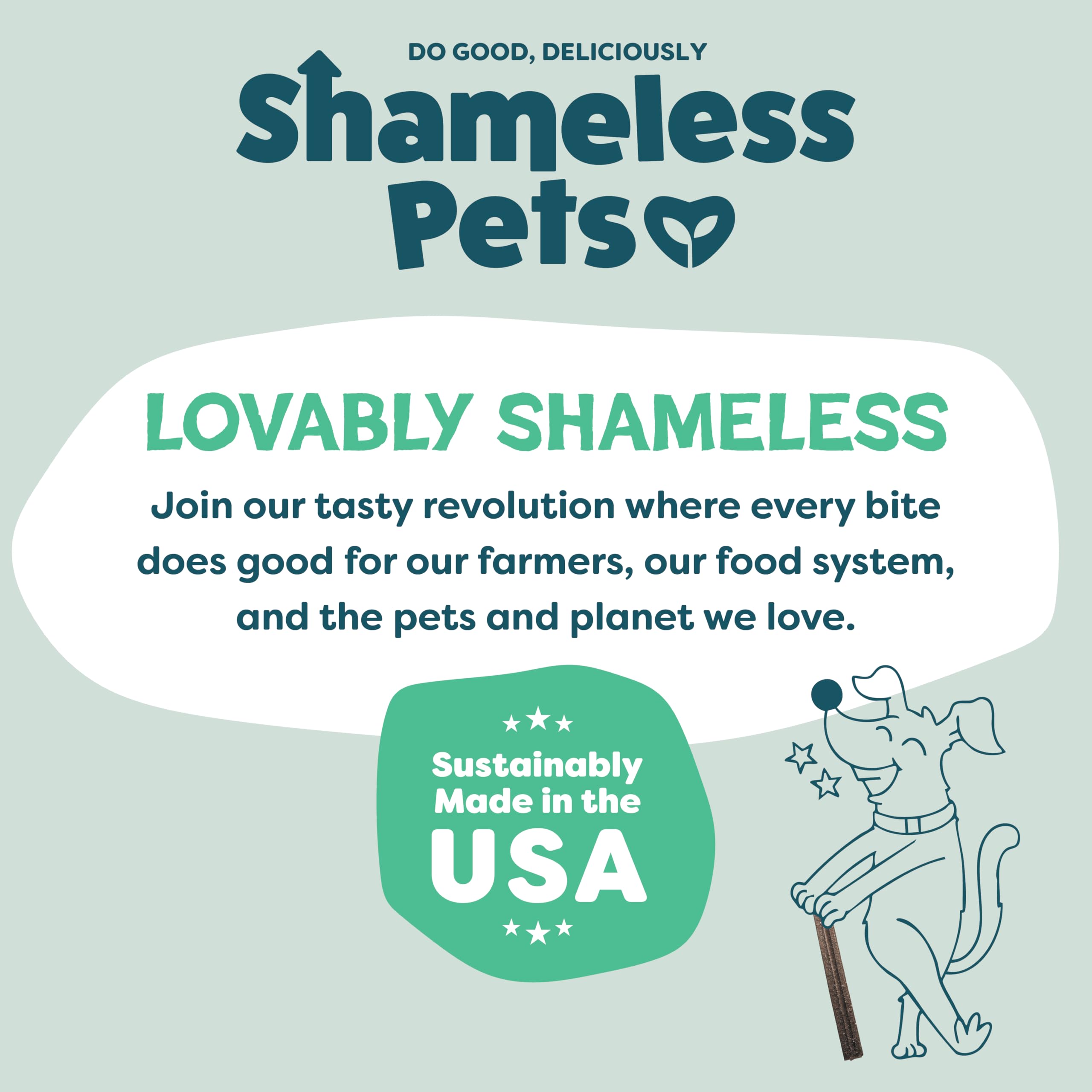 Shameless Pets fabricado en Estados Unidos con prácticas sostenibles