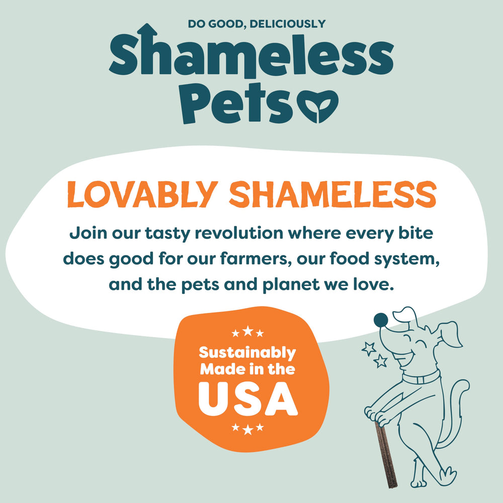 Shameless Pets Hecho en Estados Unidos con control de calidad.