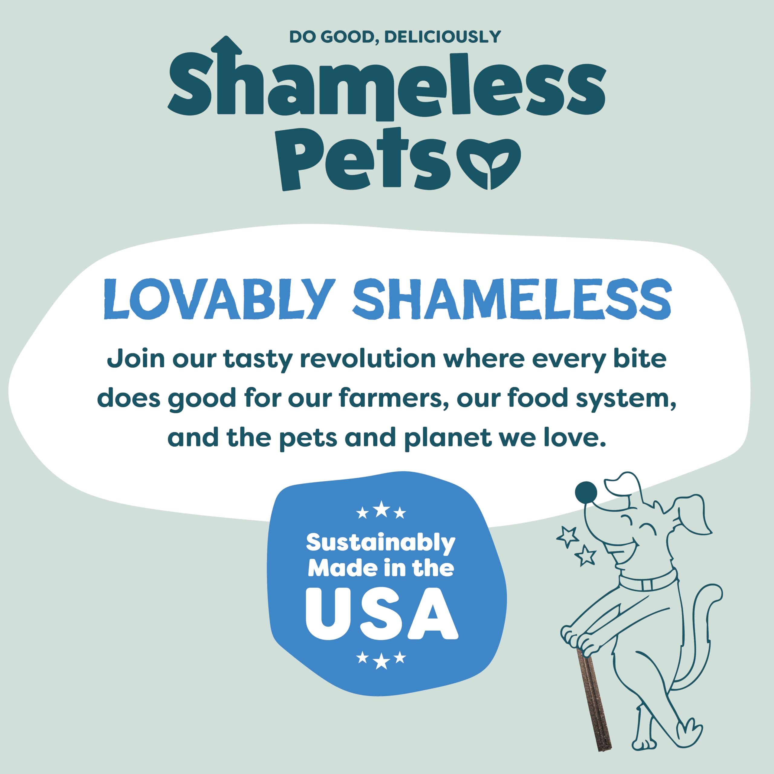 Crestas de limpieza en palito dental Shameless Pets para perros