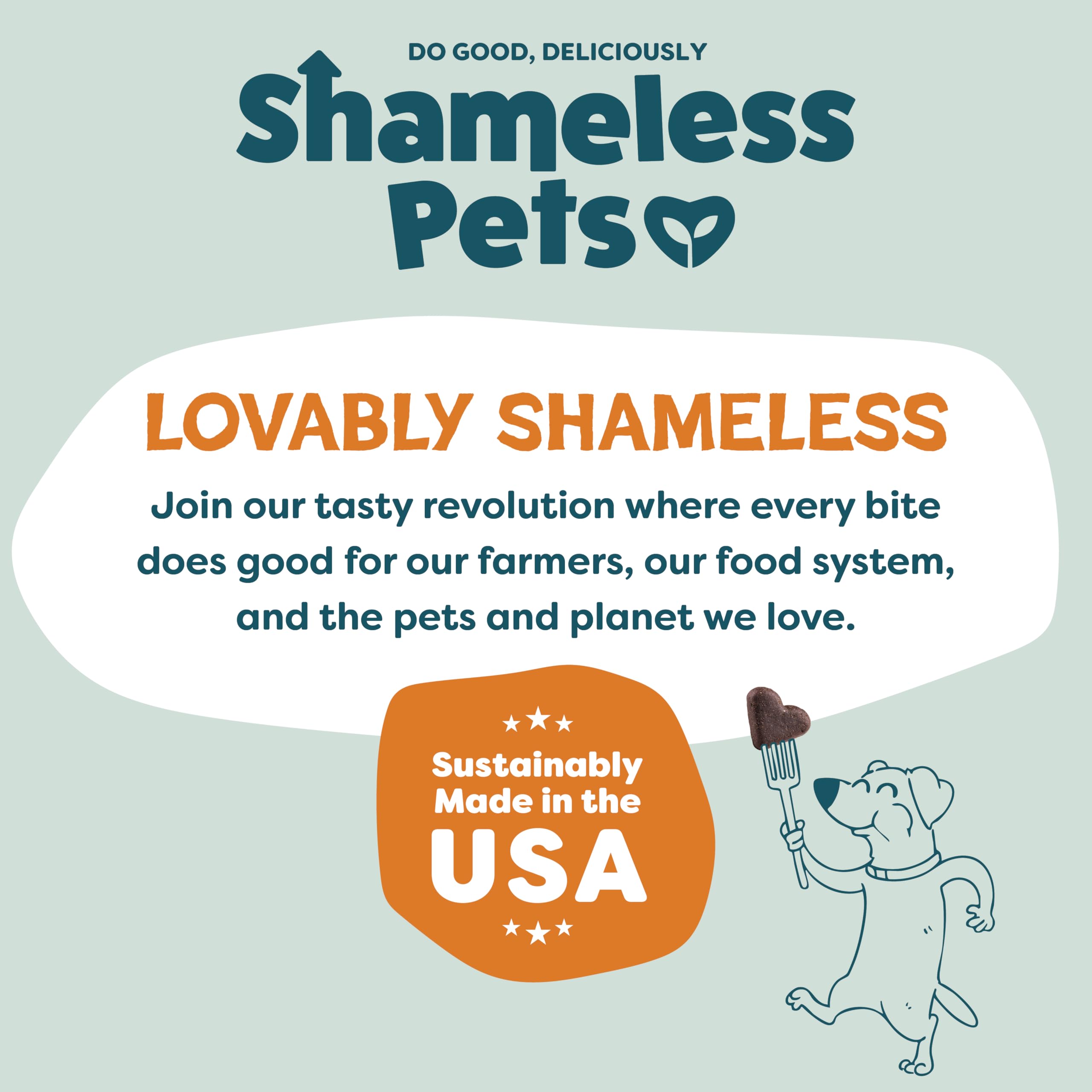 Shameless Pets Pumpkin Nut Partay, fibra para apoyo digestivo en cada snack