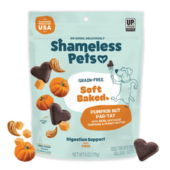 Shameless Pets Pumpkin Nut Partay, galleta suave para entrenamiento y sabor natural
