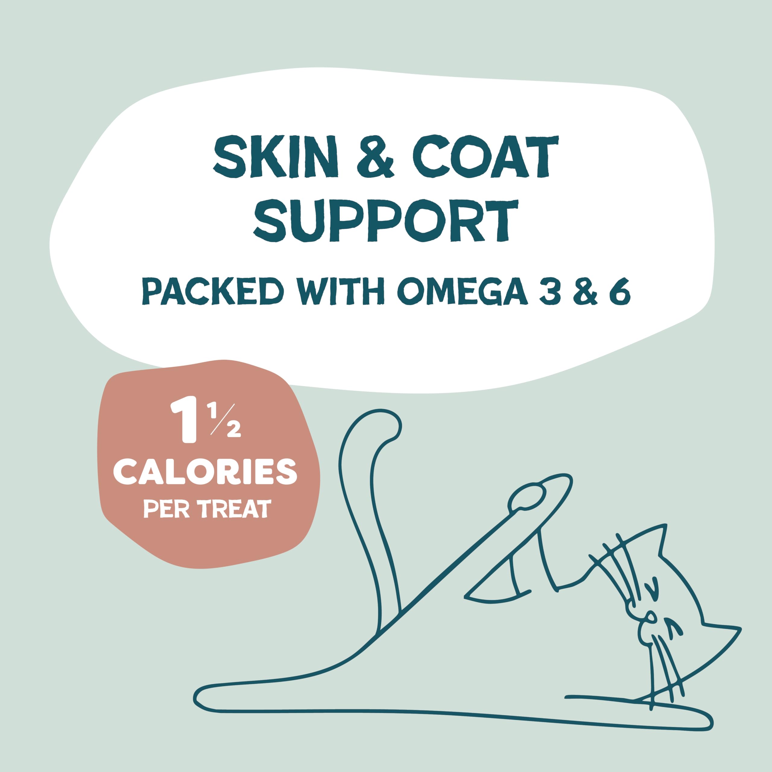 Friandises Shameless Pets – saumon premier ingrédient pour chat.