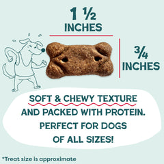 Shameless Pets Soft Chewy Treats close-up highlighting tender texture for gentle chewers