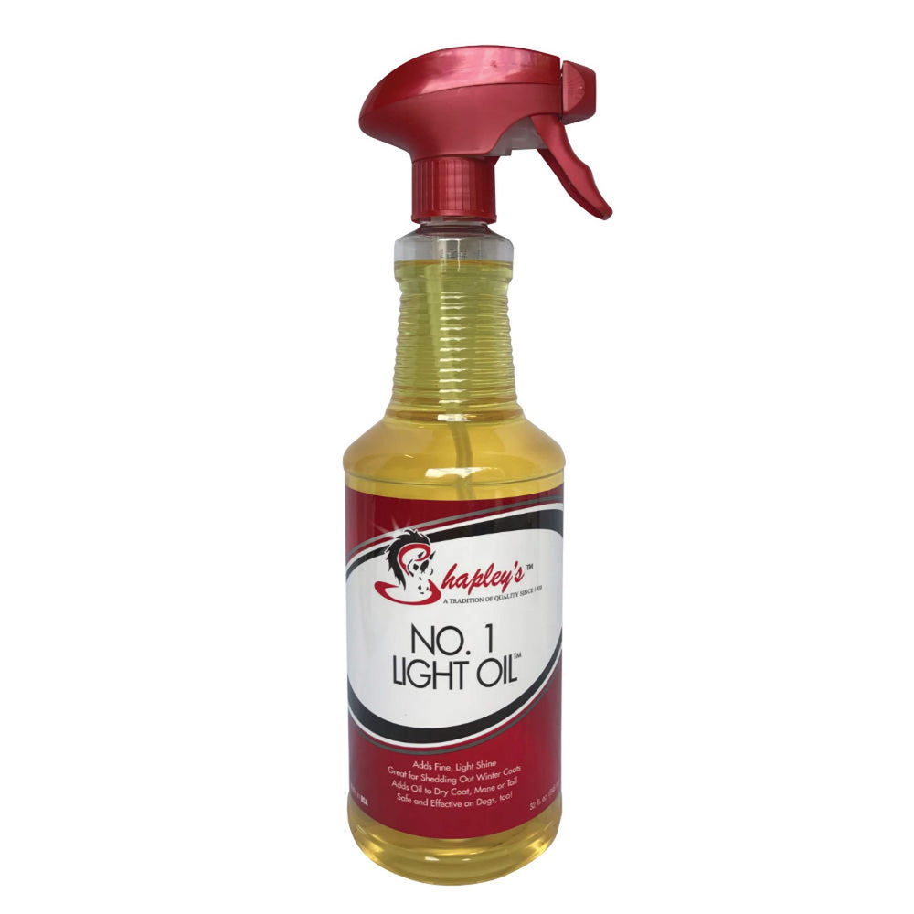 Shapley's No.1 Aceite Ligero para el pelaje: brillo suave y cuidado diario.
