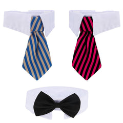 Shappy pajarita para mascotas, set de 3 piezas con ajuste, ideal para grooming