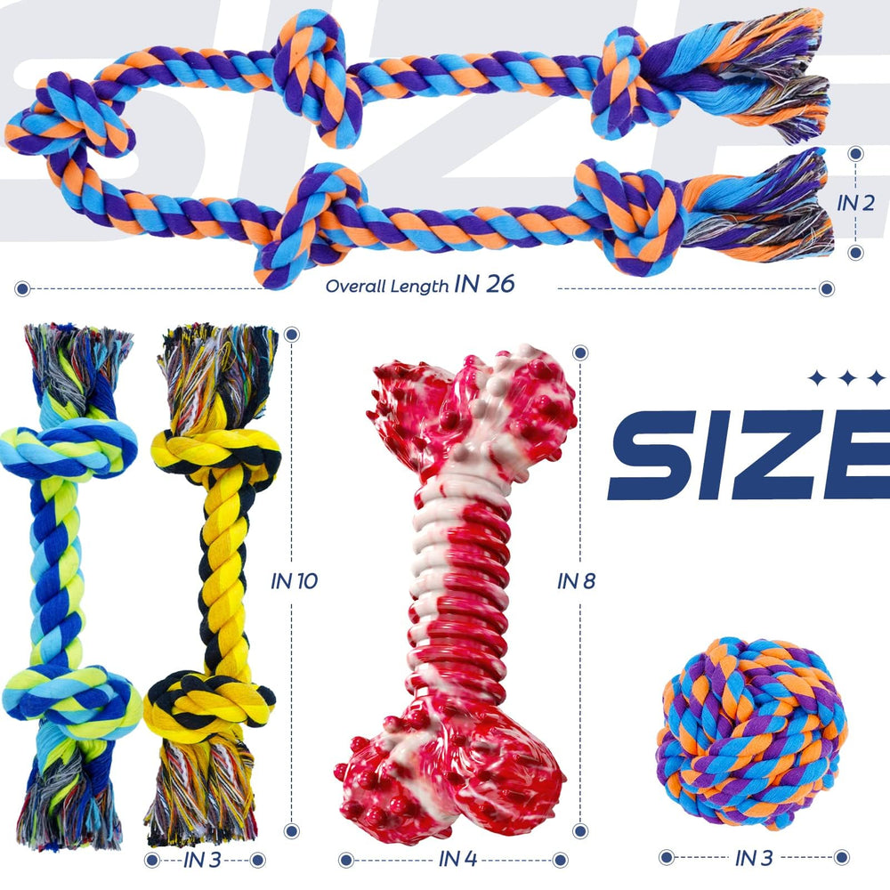 SHARLOVY conjunto de juguetes para perros grandes, ideal para entrenamiento
