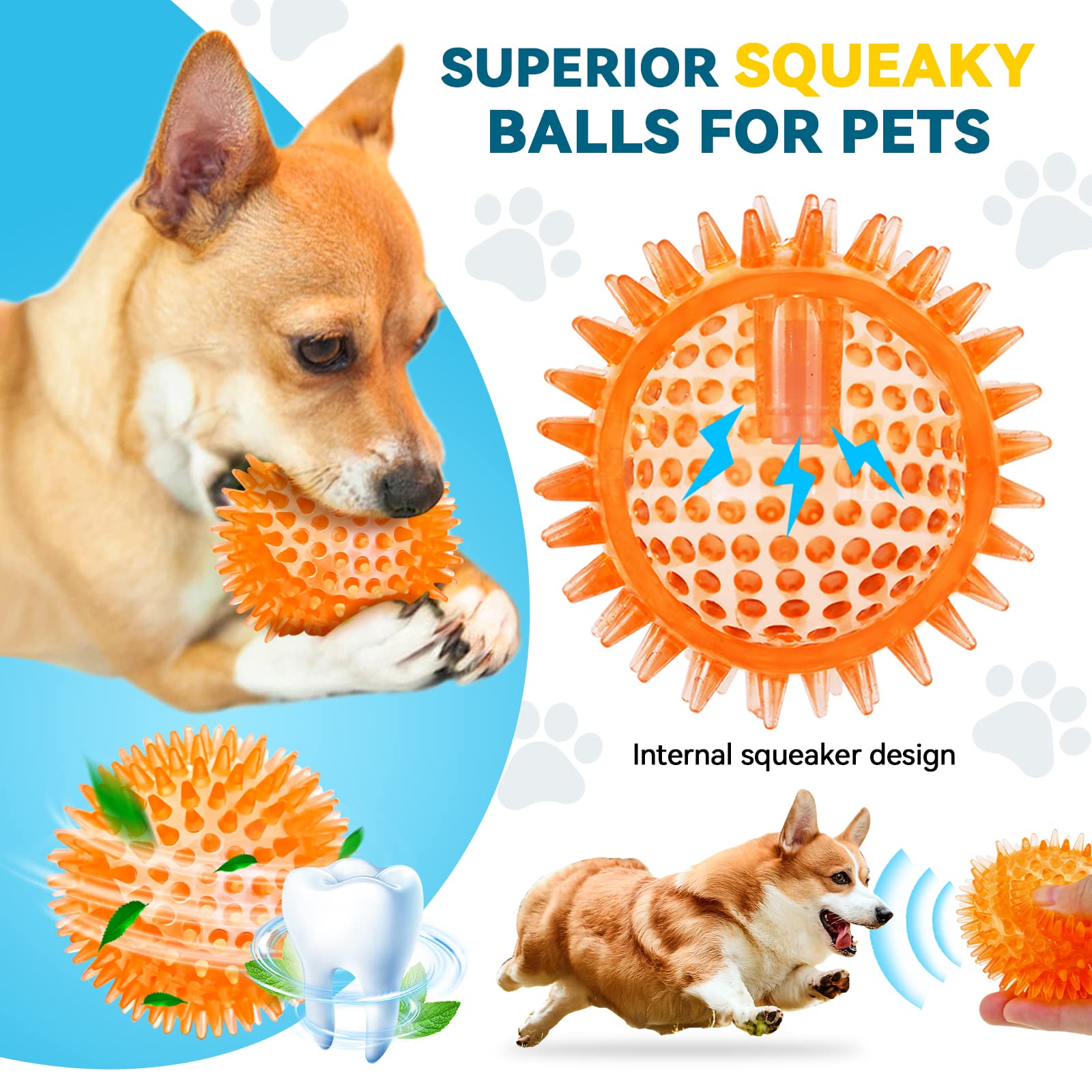 SHARLOVY Pelota con colores brillantes para localizarla rápido.
