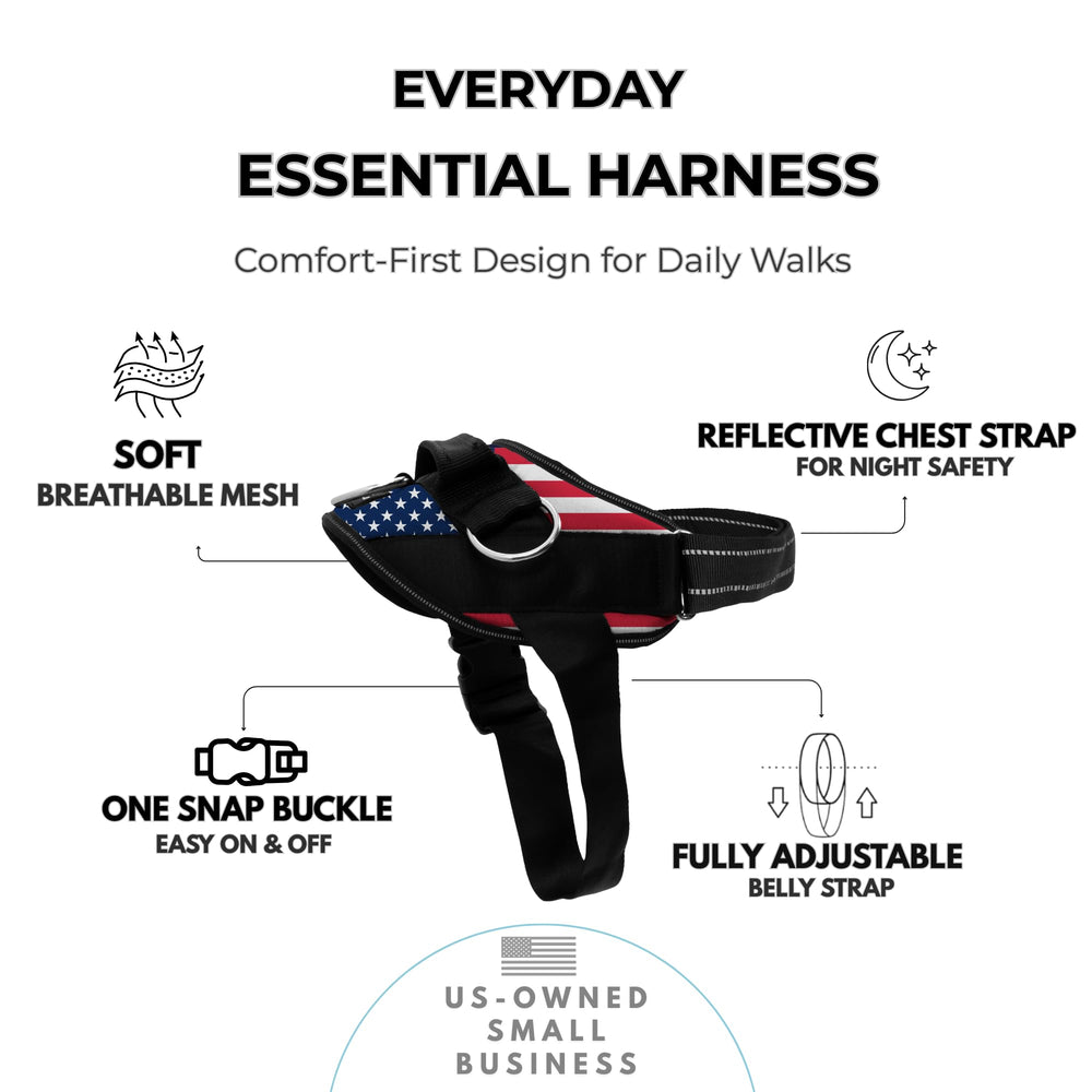 ShawnCo Arnés Esencial con 3 anillos, enganche estable para entrenamientos