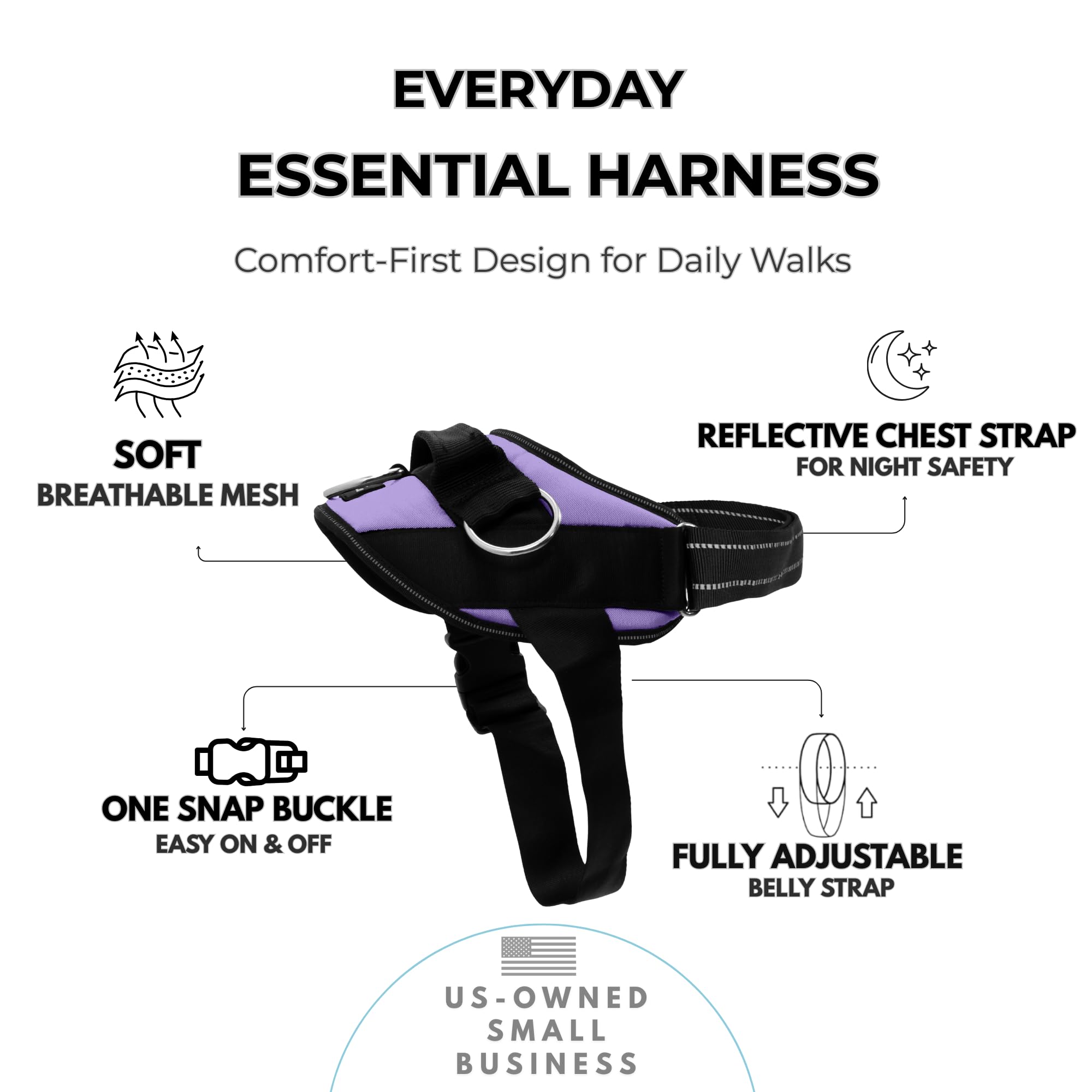 ShawnCo Essential arnés con tres puntos de enganche para mayor flexibilidad