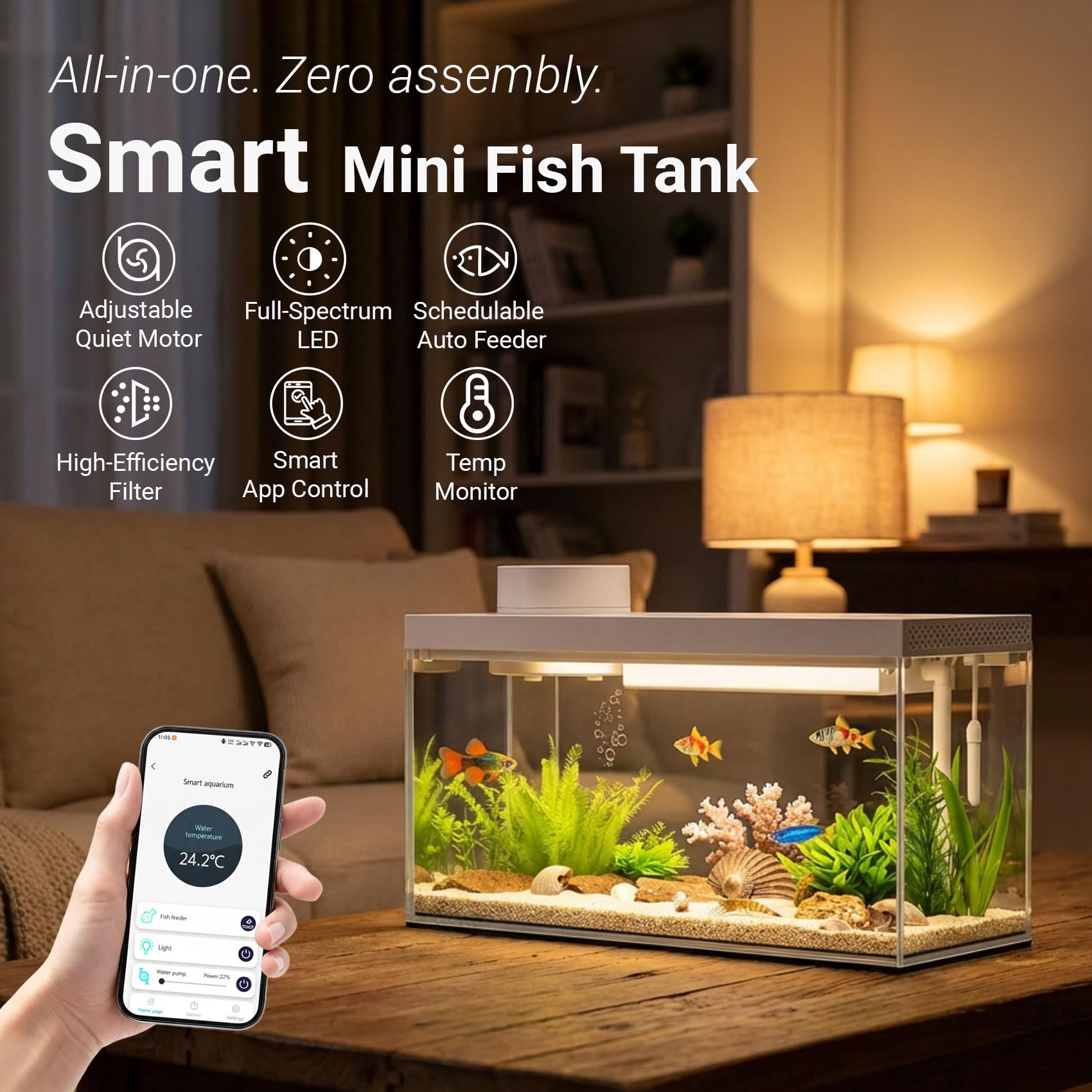 Filtración automática de tres etapas mantiene agua clara entre limpiezas