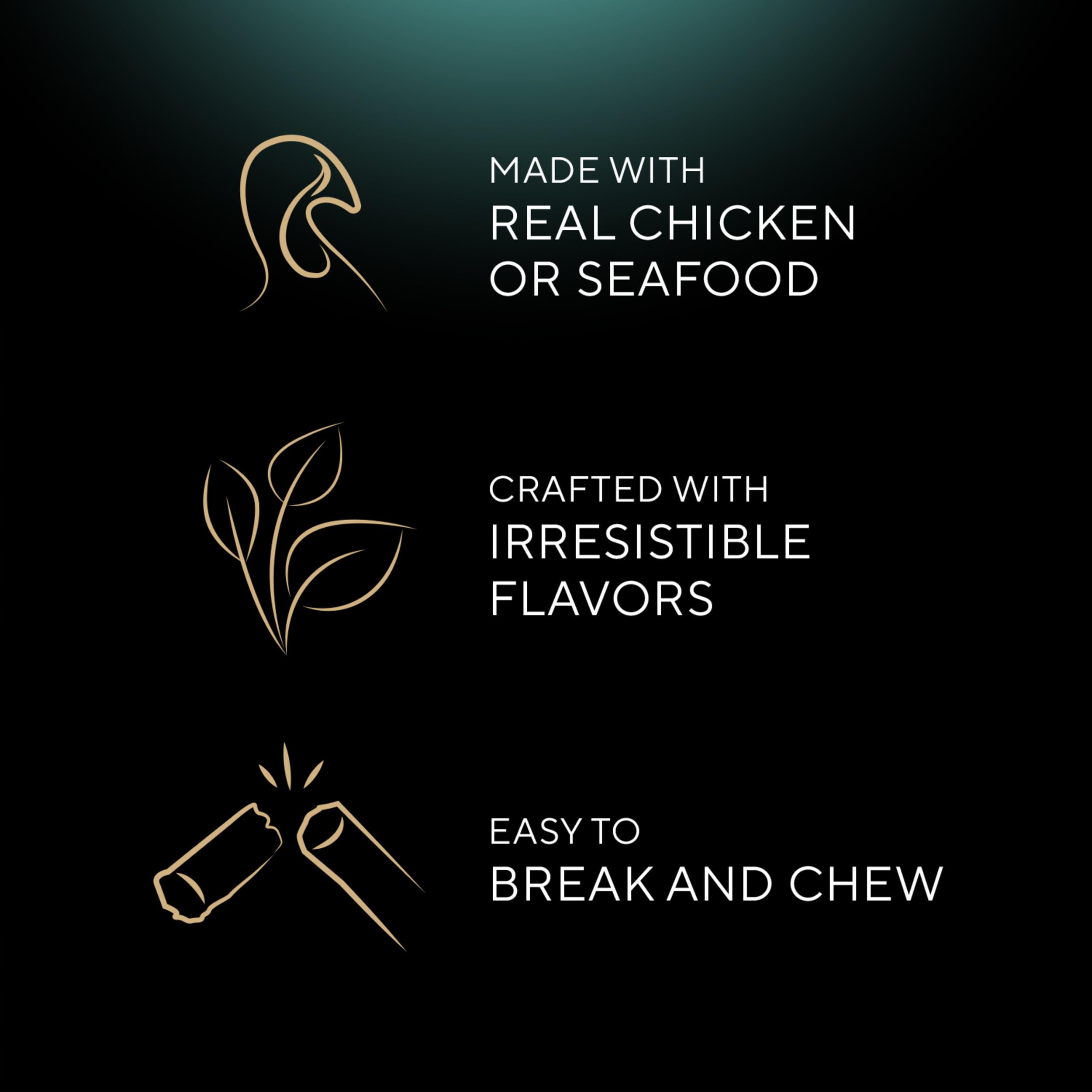 Sans colorants artificiels dans Sheba Meaty Tender Sticks pour une option naturelle.