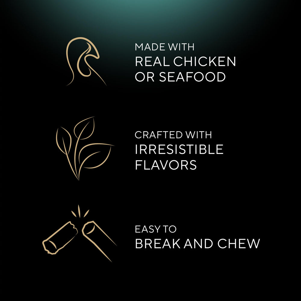 Sans colorants artificiels dans Sheba Meaty Tender Sticks pour une option naturelle.